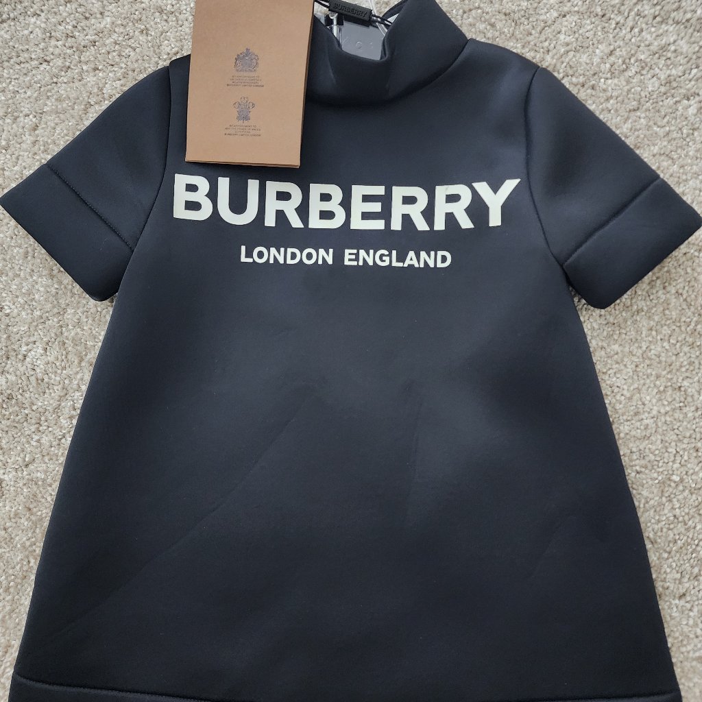 Burberry Toddler Girl High Neck Neoprene Dress (Size: 3y)